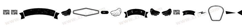 stencil font graphic字体转换
